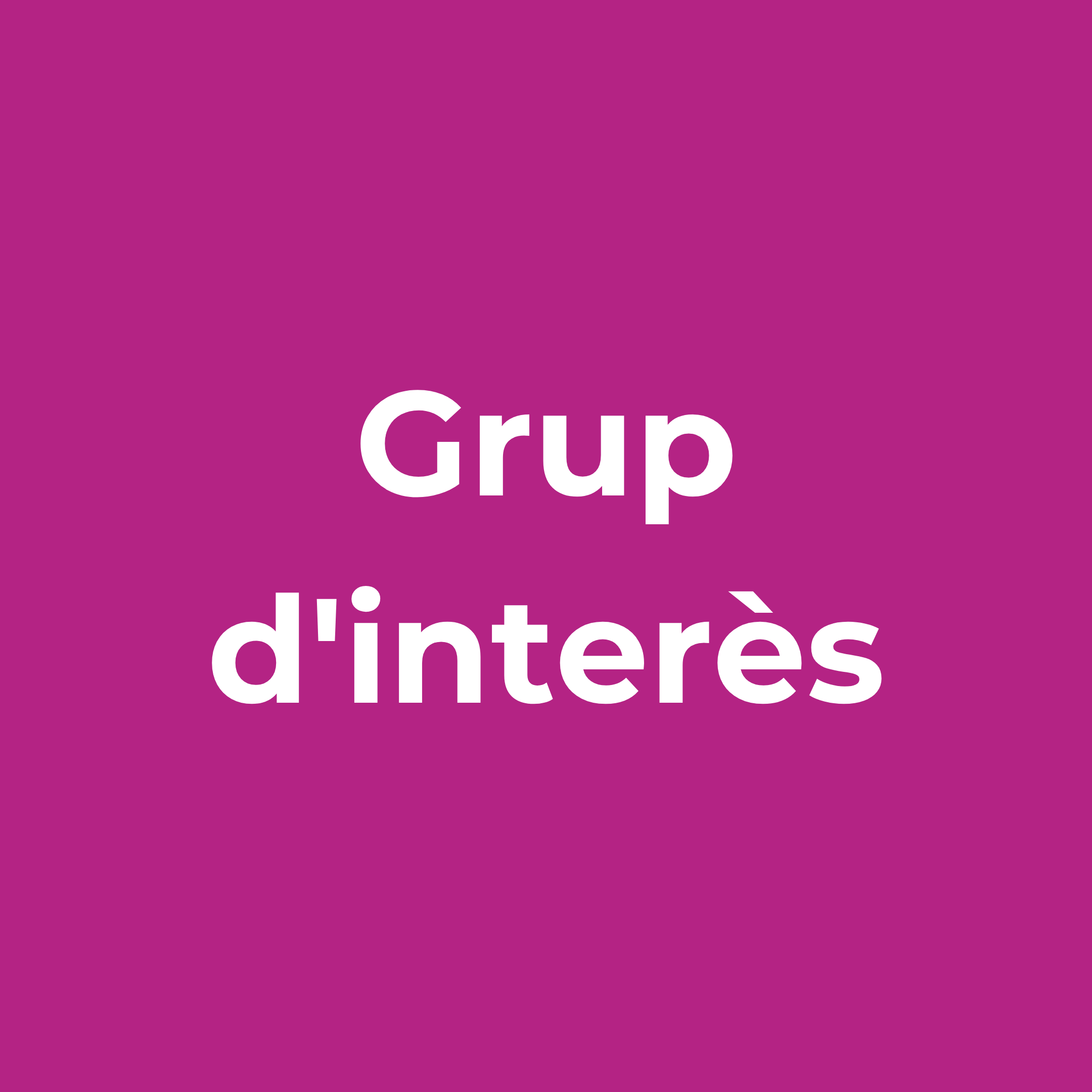 Grup d'interès de la Generalitat