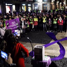 Imatge de la darrera concentració, dilluns 21 de gener