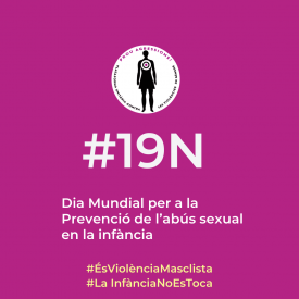 Cartell dia internacional prevenció abús sexual infantil