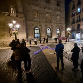 Concentració contra els feminicidis i les violències masclistes