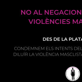 Comunicat davant els intents de diluir la violència masclista en la intrafamiliar