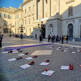 Concentració Prou Feminicidis: Alerta Feminista Abril