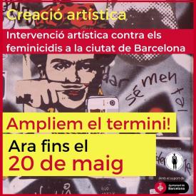 cartell amb l'ampliació del termini