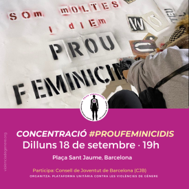 Juntes denunciem els feminicidis