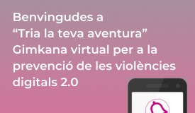 Cartell de  benvinguda  a la Gimcana virtual