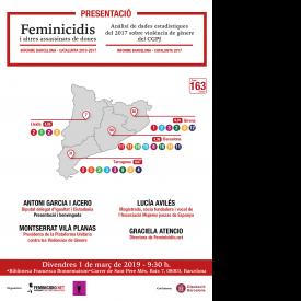Cartell presentació 1 març Feminicidis