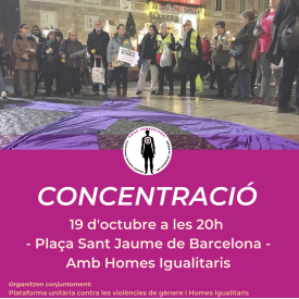 Cartell concentració 19 d'octubre