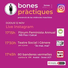 Cartell bones pràctiques a l'Instagram