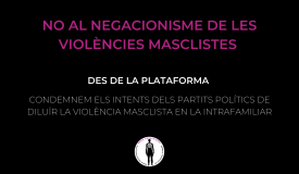 Comunicat davant els intents de diluir la violència masclista en la intrafamiliar